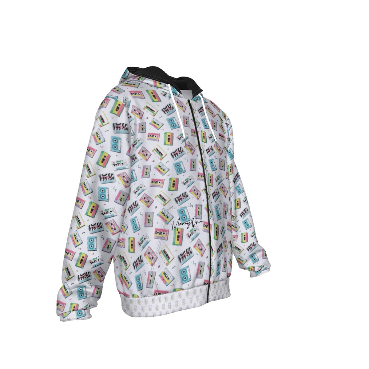 All-Over Print Men's Heavy Fleece Zip Up Hoodie