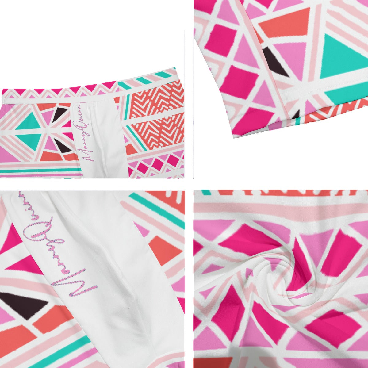 All-Over Print Men's Long Boxer Briefs