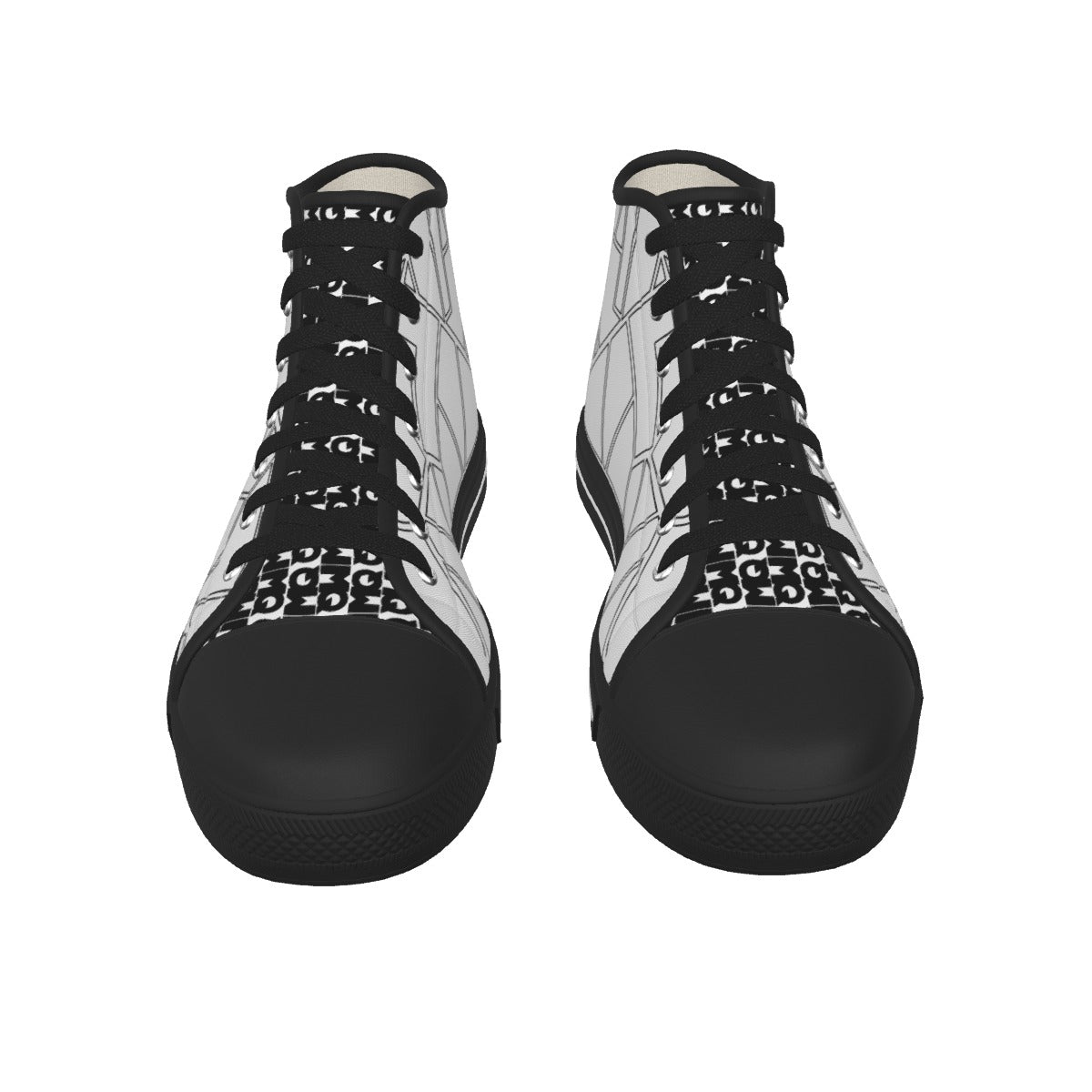 Men's Black Sole Canvas Shoes