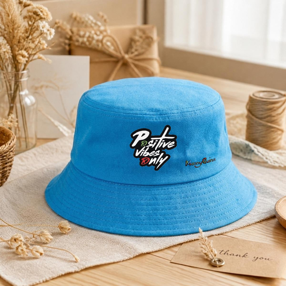 Embroidery Bucket Hat