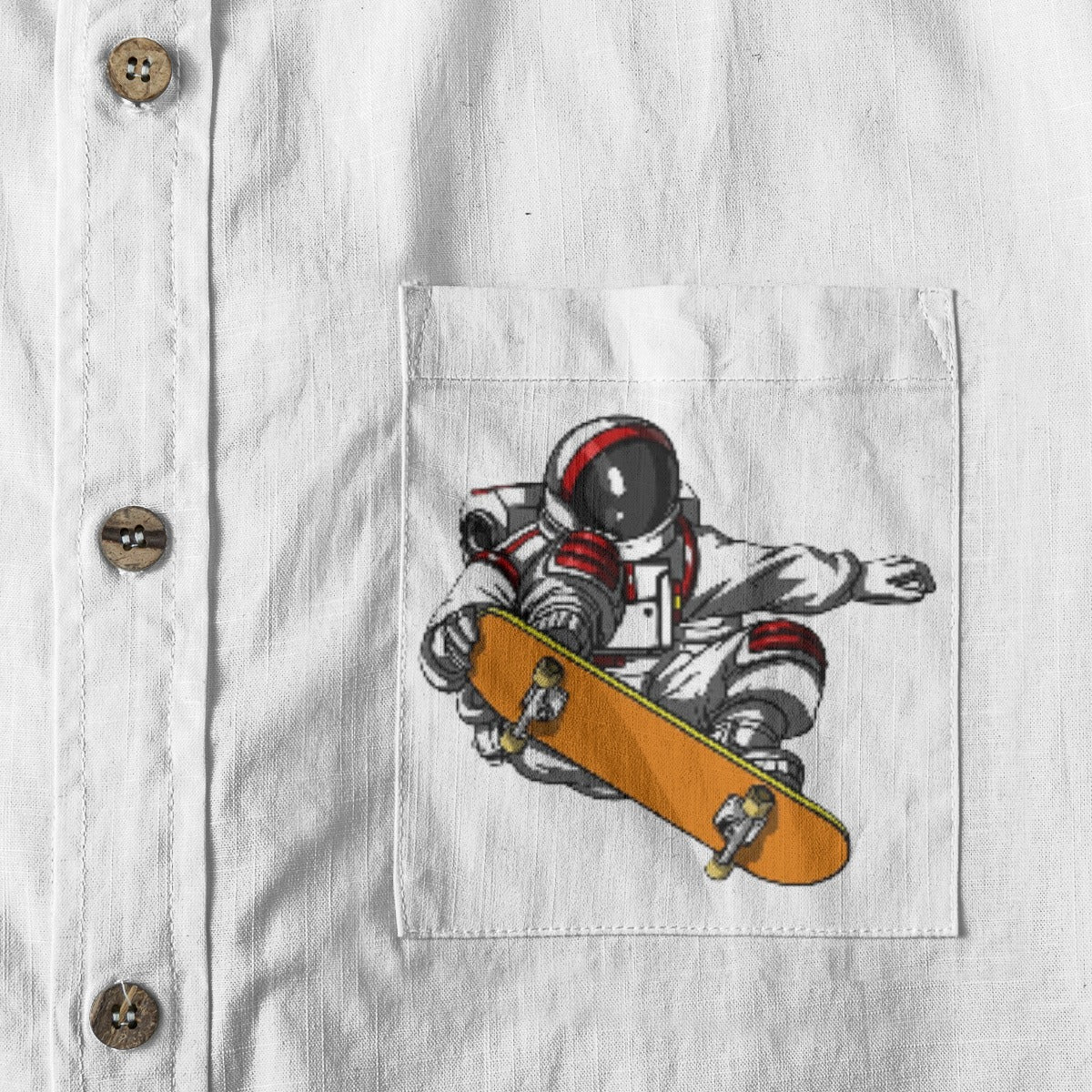 All-Over Print Men's Breathable Cotton Shirt|125GSM