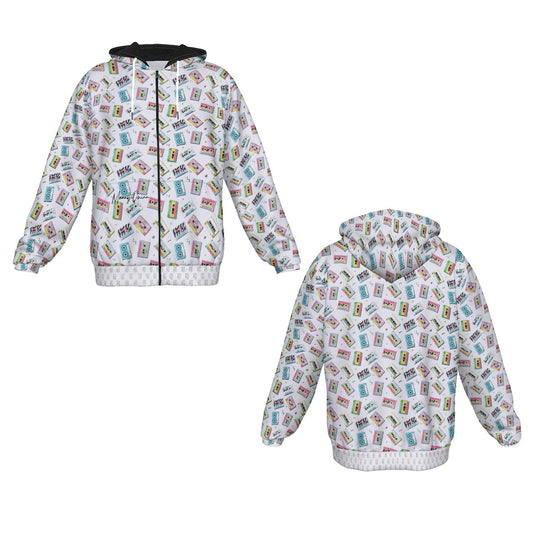 All-Over Print Men's Heavy Fleece Zip Up Hoodie