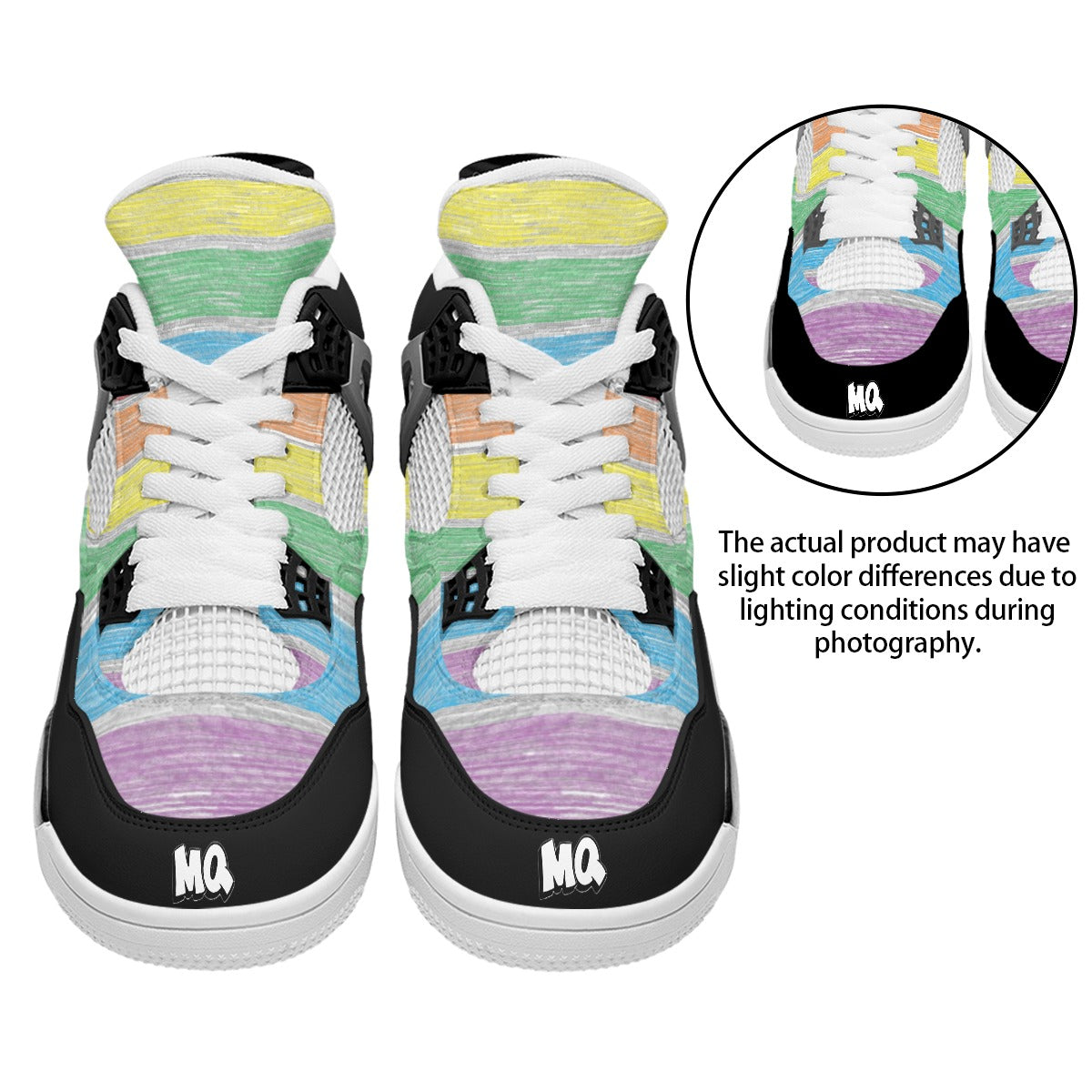 All-Over Print Men's Air Cushion Basketball Shoes