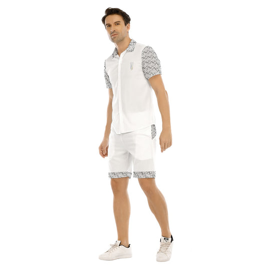 All-Over Print Men's Short Sleeve Shirt Set