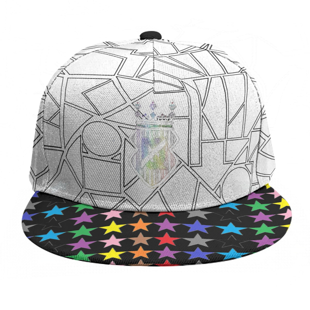 Baseball Cap With Flat Brim