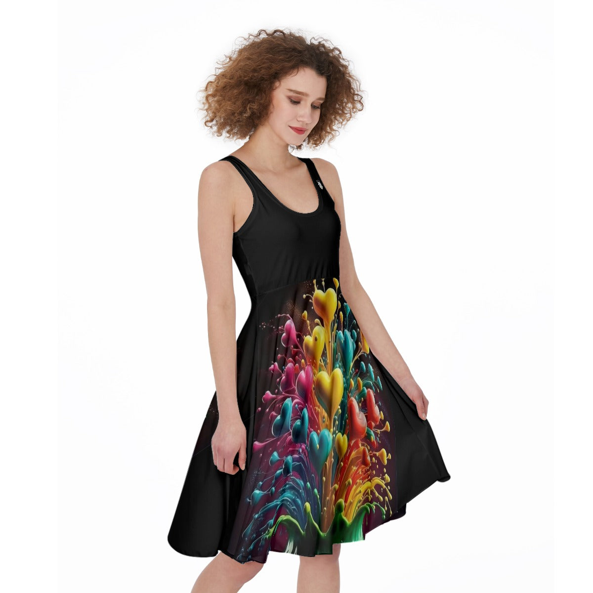 All-Over Print Women's Sleeveless Dress