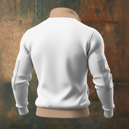 All-Over Print Men's Thick Knit Fleece Jacket