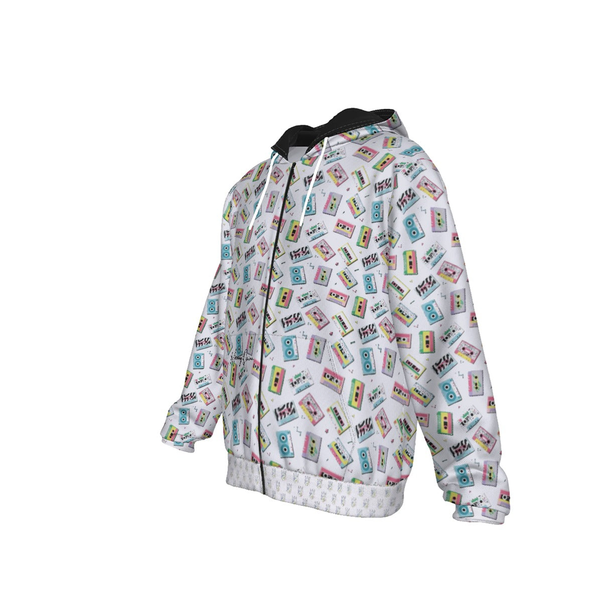 All-Over Print Men's Heavy Fleece Zip Up Hoodie
