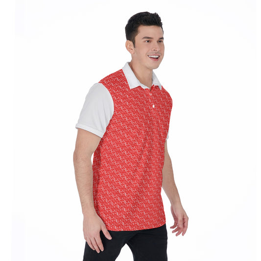 All-Over Print Men's Polo Shirt