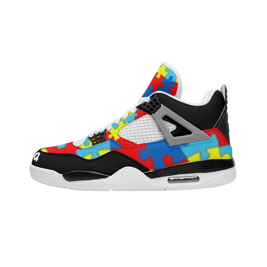 All-Over Print Men's Air Cushion Basketball Shoes