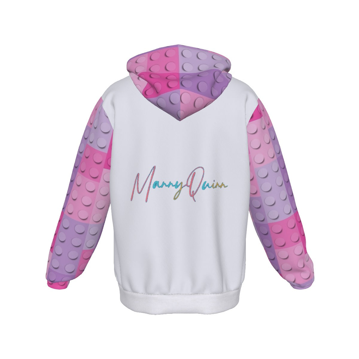 All-Over Print Zip Up Hoodie With Pocket