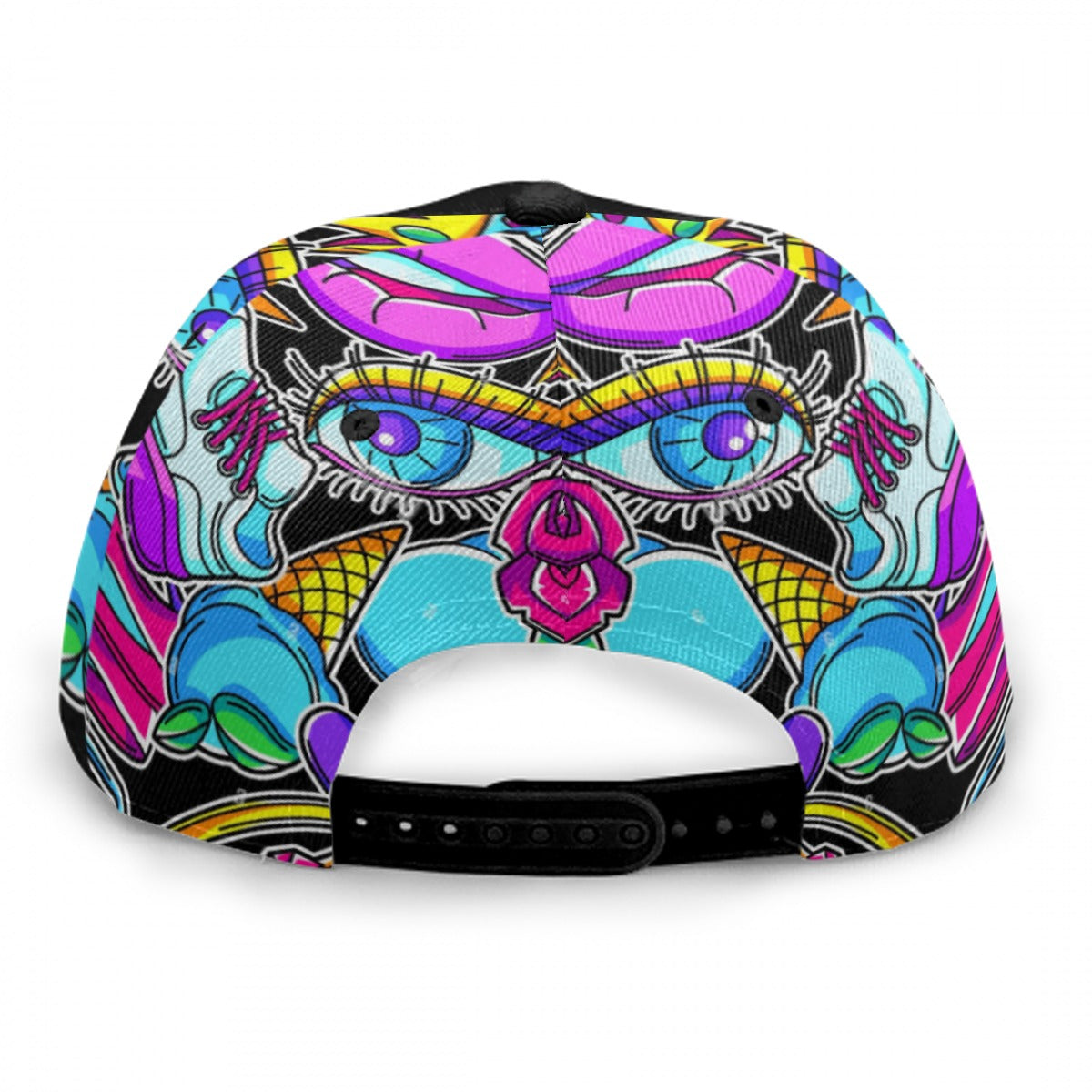 Baseball Cap With Flat Brim