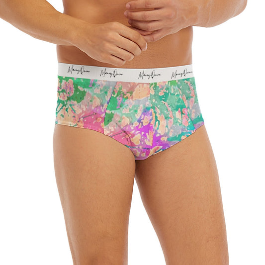 All-Over Print Men's Triangle Low-rise Underwear