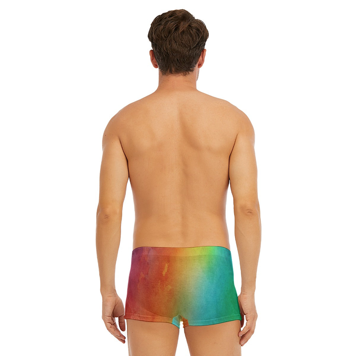All-Over Print Men's Short Boxer Briefs