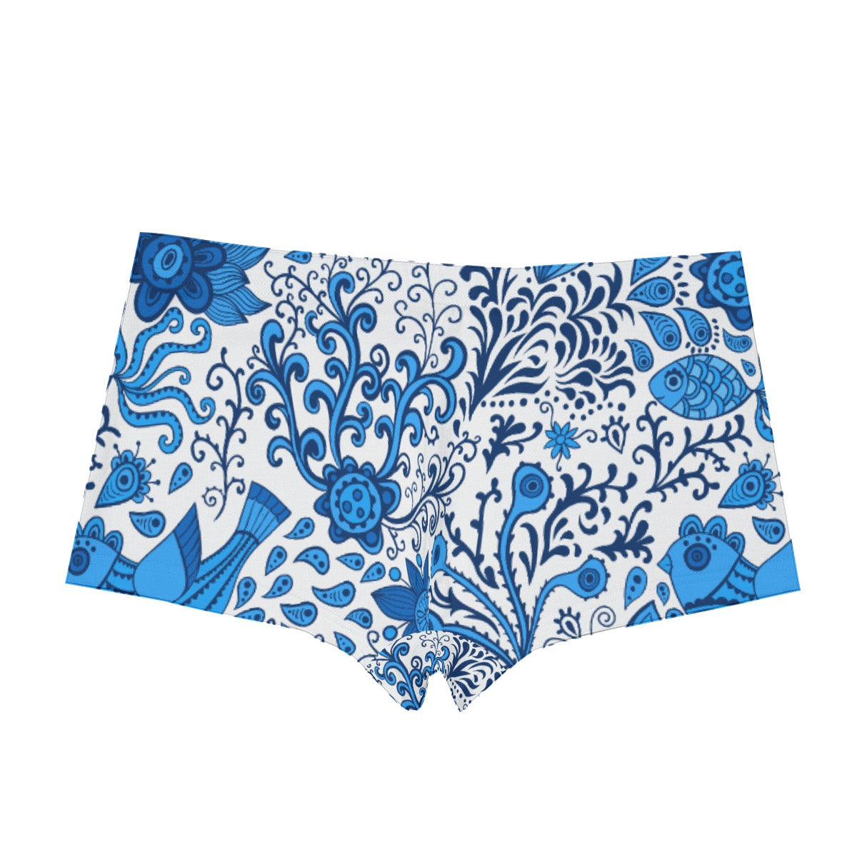 All-Over Print Men's Short Boxer Briefs