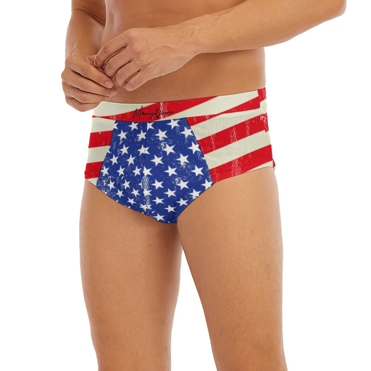 All-Over Print Men's Triangle Low-rise Underwear