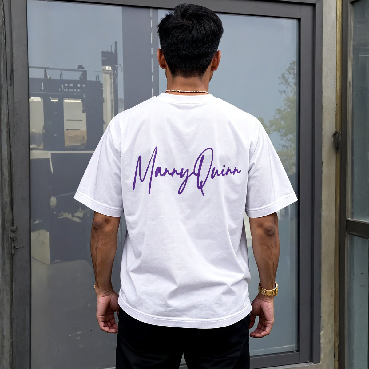 All-Over Print Unisex Drop-shoulder T-shirt|180GSM