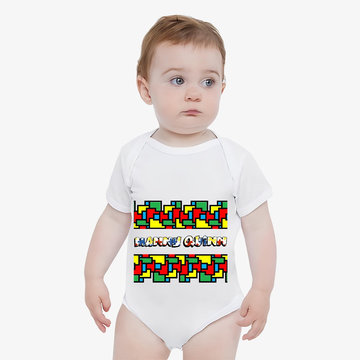 Baby Short-Sleeve Onesie| Cotton
