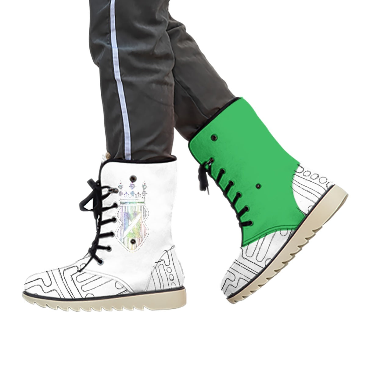 All-Over Print Women's Plush Boots