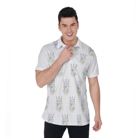 All-Over Print Men's Polo Shirt