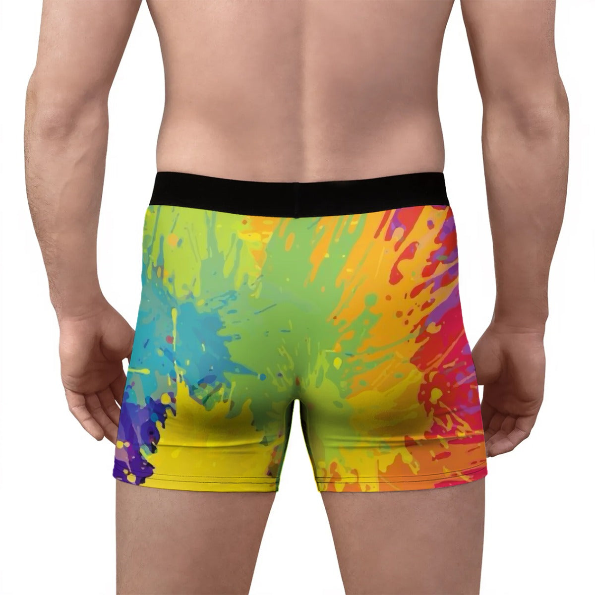All-Over Print Men's Stretch Boxer Briefs