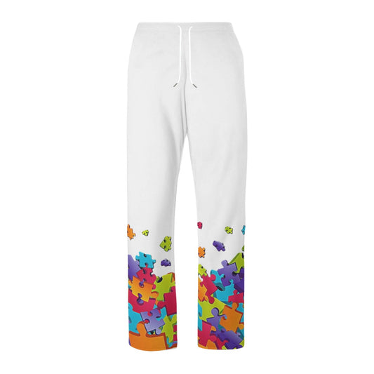 All-Over Print Children's Side Zipper Sweatpants