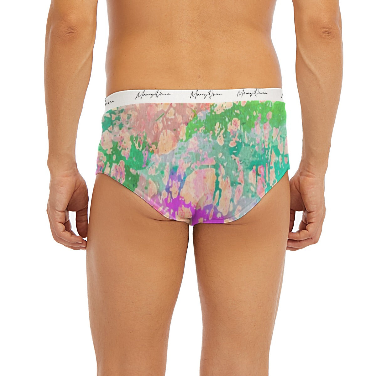 All-Over Print Men's Triangle Low-rise Underwear
