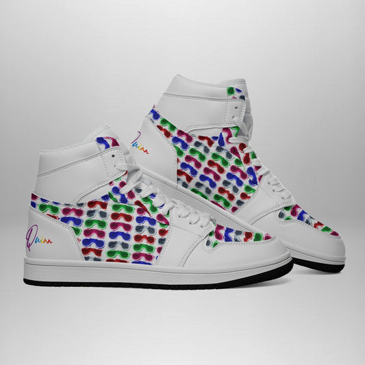 Women's Synthetic Leather Stitching Shoes