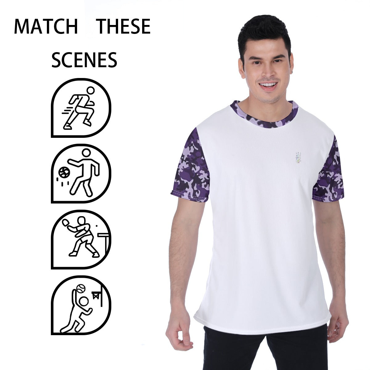 All-Over Print Men's T-shirt | Birdseye