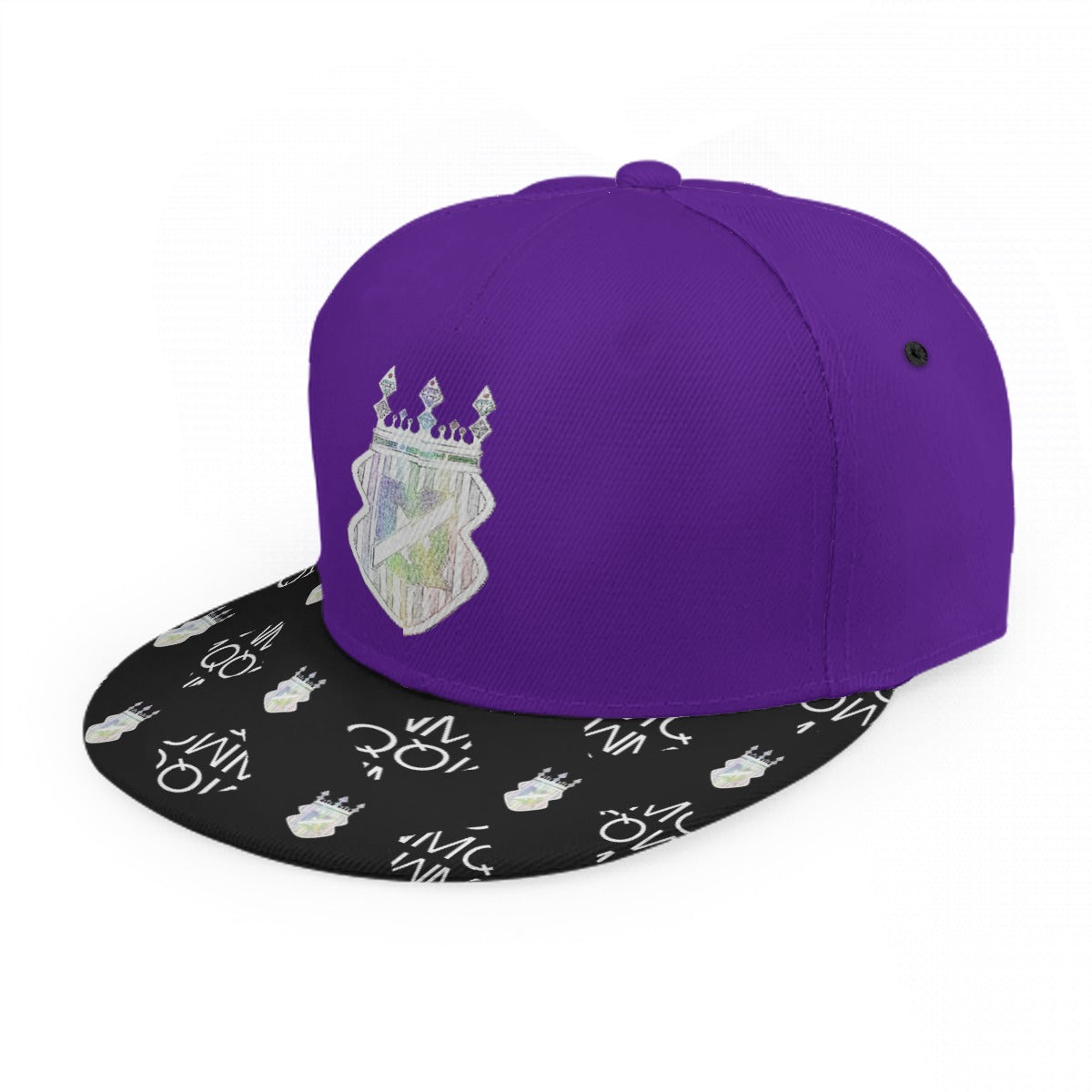 Baseball Cap With Flat Brim