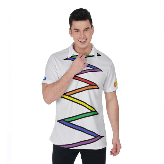 All-Over Print Men's Polo Shirt