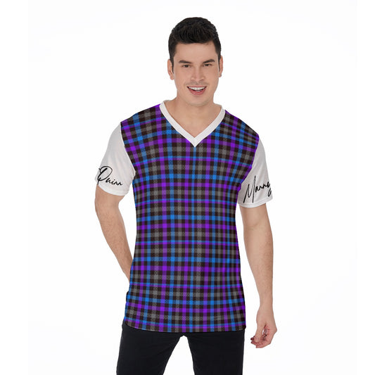 All-Over Print V-Neck T-Shirt