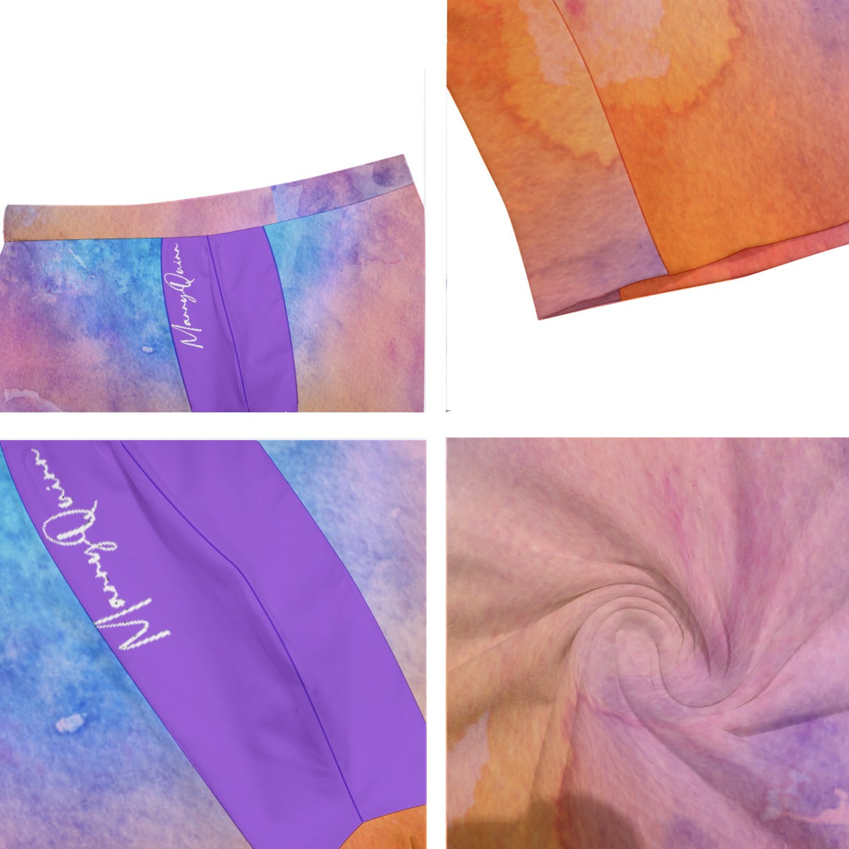 All-Over Print Men's Long Boxer Briefs