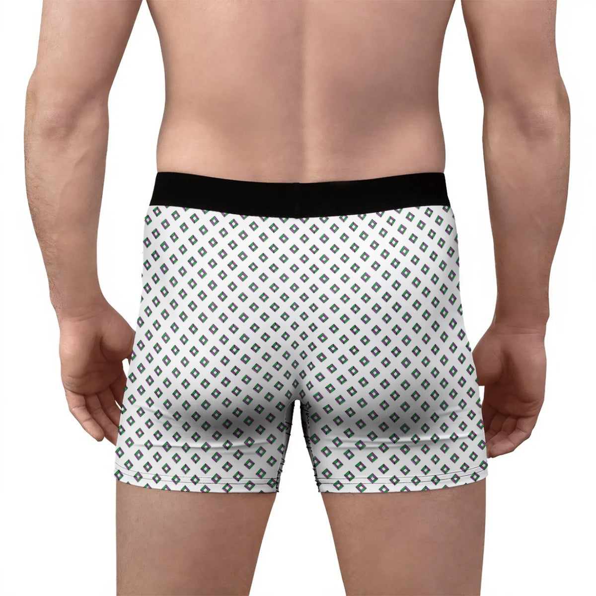 All-Over Print Men's Stretch Boxer Briefs