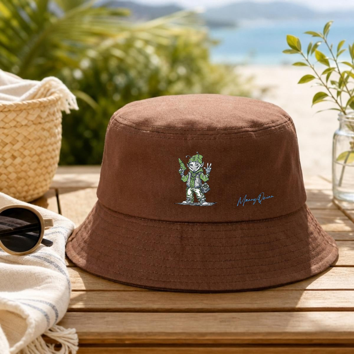 Embroidery Bucket Hat
