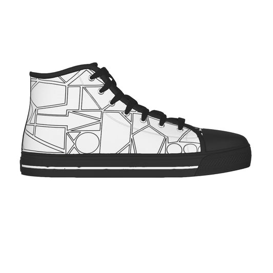 Men's Black Sole Canvas Shoes