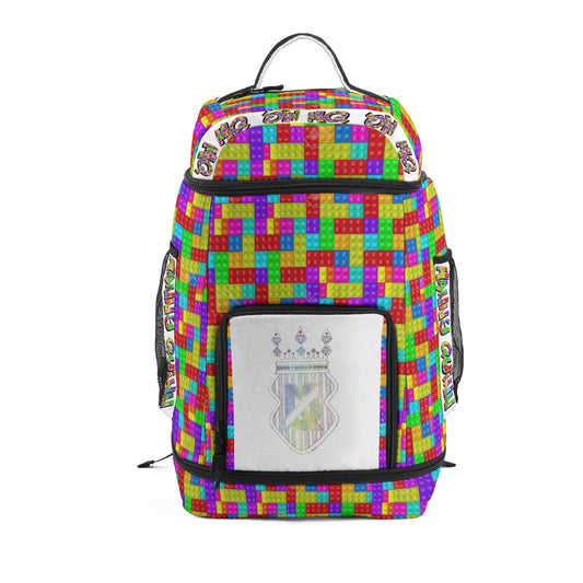 All-Over Print Multifunctional Backpack