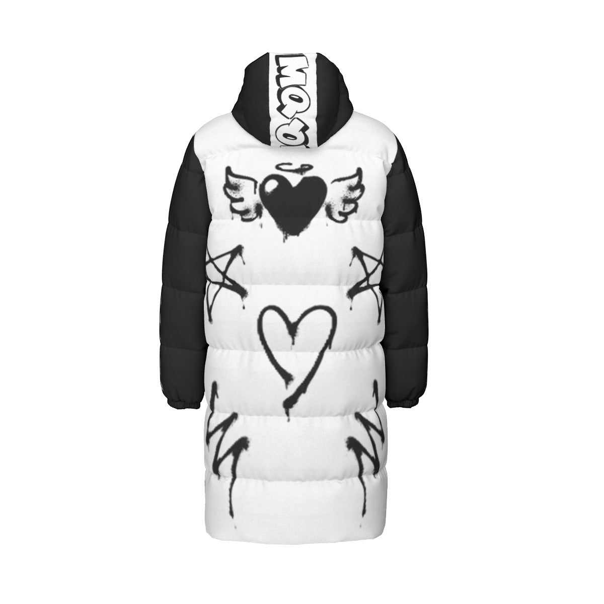 All-Over Print Unisex Long Down Jacket