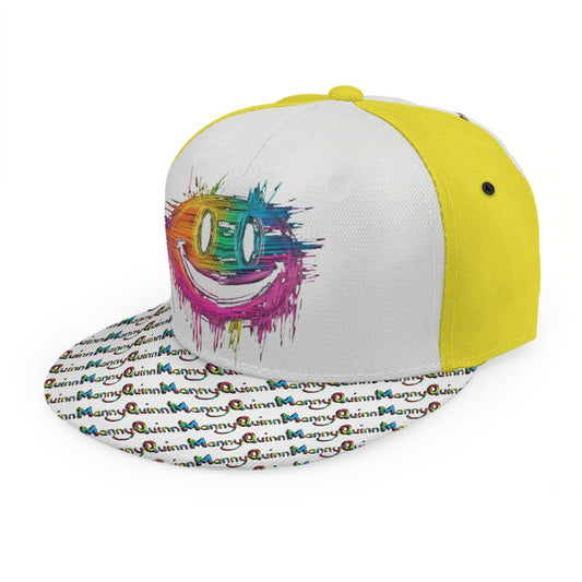 Baseball Cap With Flat Brim