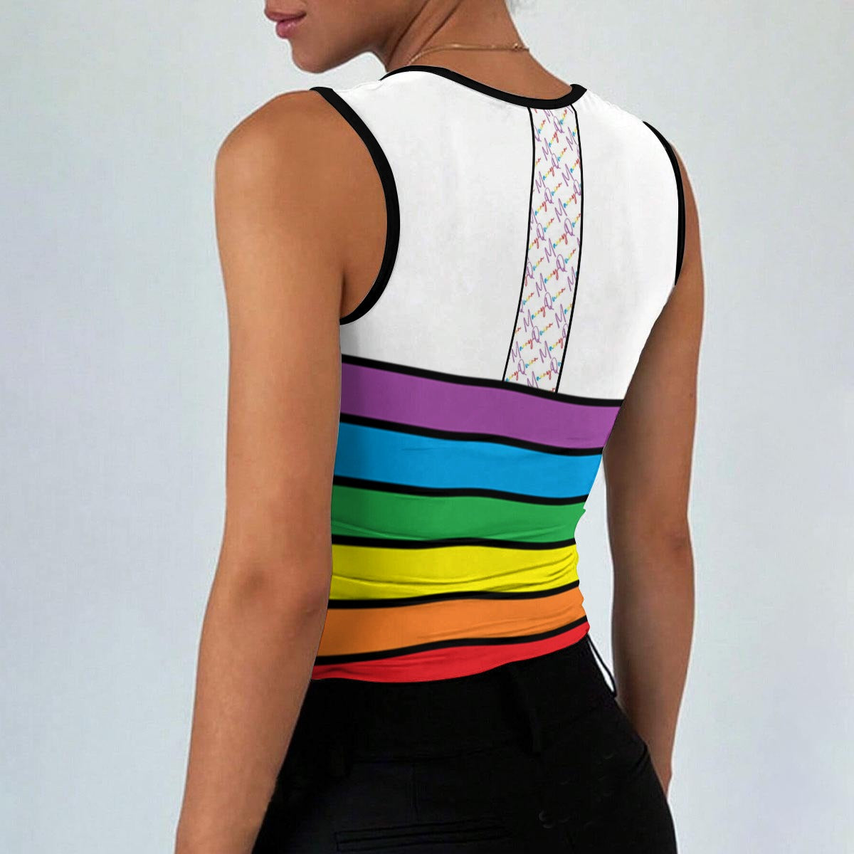 All-Over Print Women’s Sleeveless Square Neck Tank Top
