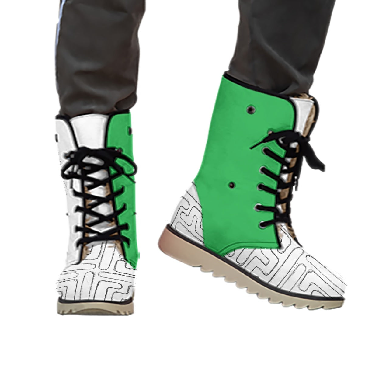All-Over Print Women's Plush Boots