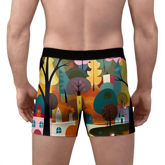 All-Over Print Men's Stretch Boxer Briefs