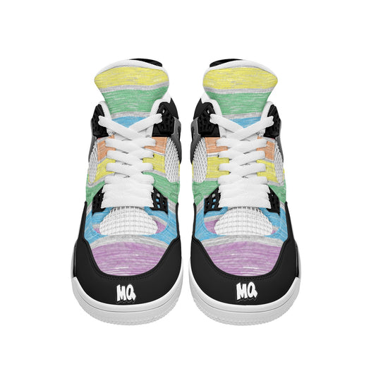 All-Over Print Men's Air Cushion Basketball Shoes