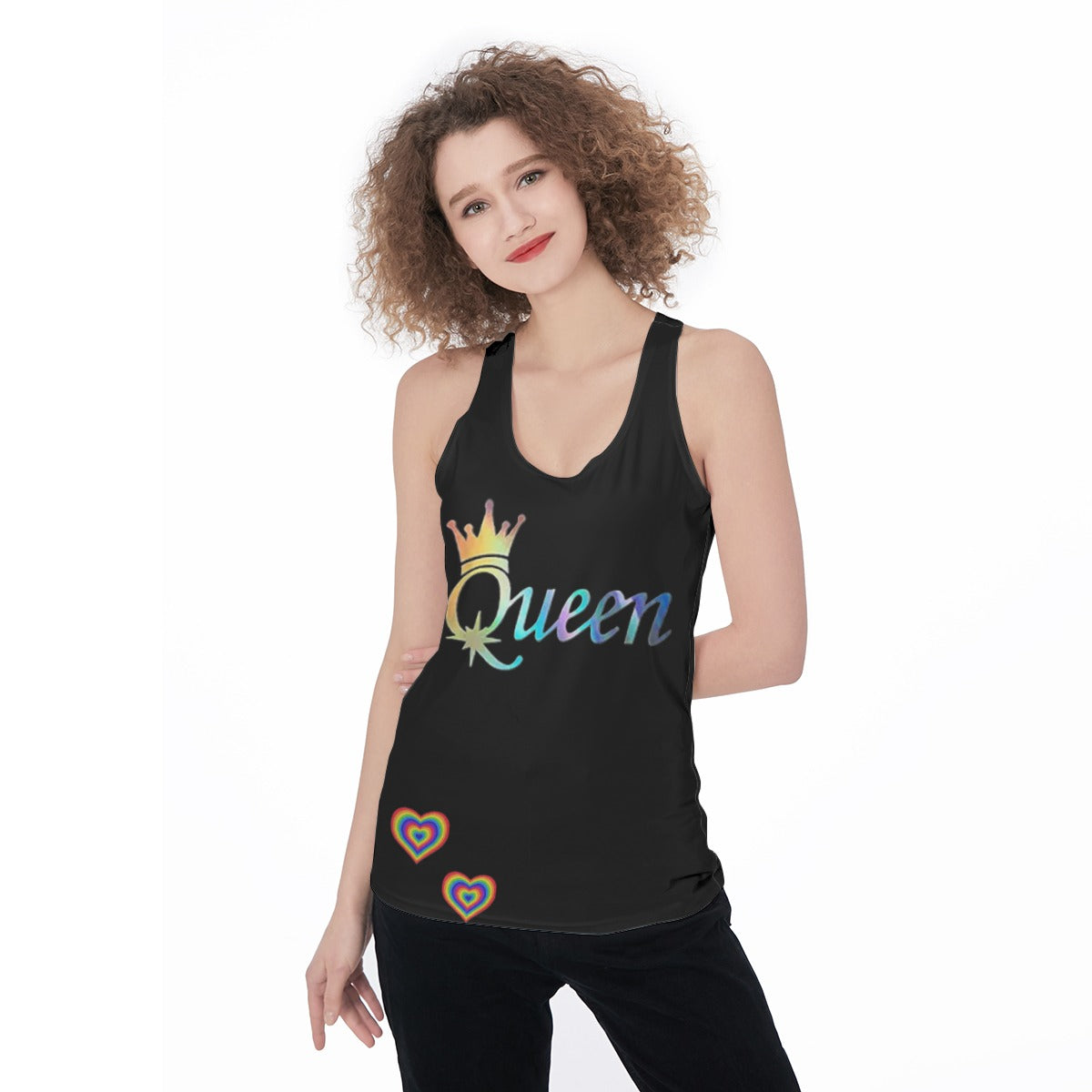 All-Over Print Women's Racerback Tank Top