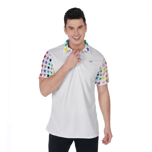 All-Over Print Men's Polo Shirt
