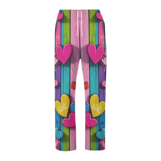 All-Over Print Children's Side Zipper Sweatpants