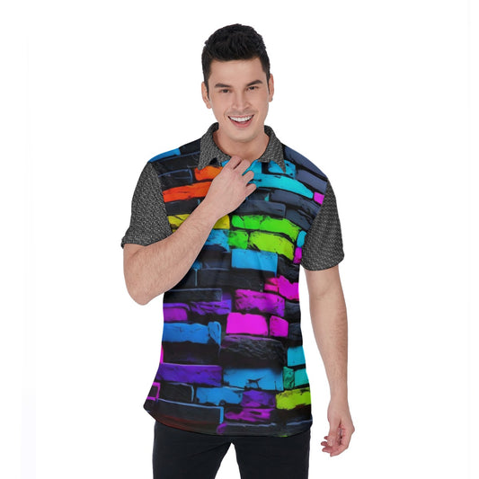 All-Over Print Men's Polo Shirt