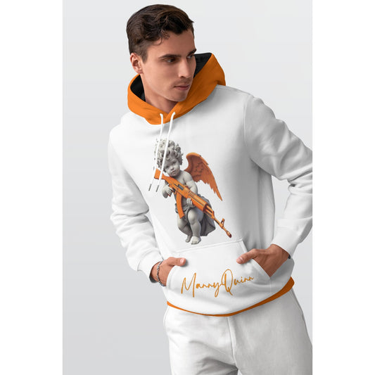 All-Over Print Men's Thicken Pullover Hoodie