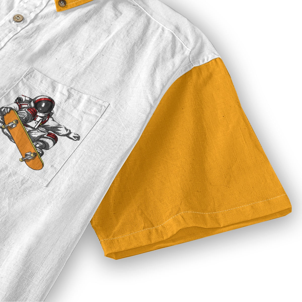 All-Over Print Men's Breathable Cotton Shirt|125GSM