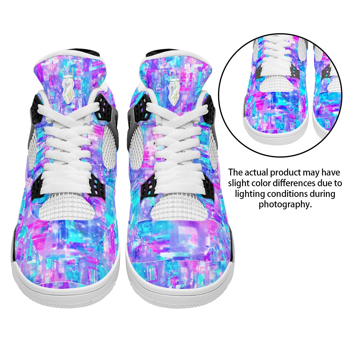 All-Over Print Men's Air Cushion Basketball Shoes